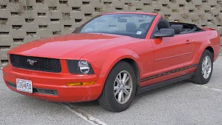 2007 Ford Mustang V6 Convertible Review - A perfectly adequate car, but not much more.