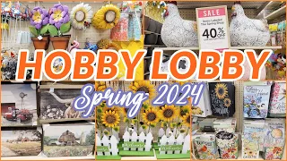 HOBBY LOBBY SPRING 2024 DECOR New Arrivals Shop with me