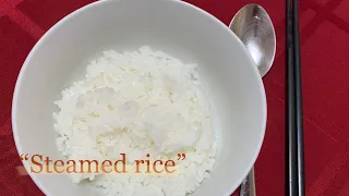 [Korean food recipes] steamed rice (feat. Cast iron pot)