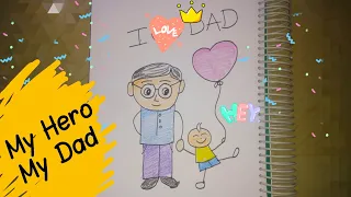 How to draw father's day Drawing | Drawing for Kids | Father's day 2020