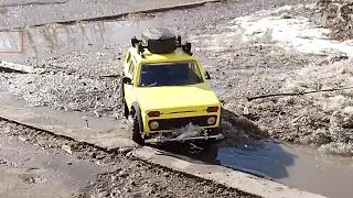 Запахло весной! RC Lada Niva на бездорожье.