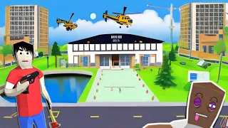 Buying Police Station in Dude Theft Wars & New Police Station