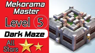 Mekorama - Dark Maze, Mekorama Master Level 5, mekorama gameplay, Mekorama walkthrough, SiGog