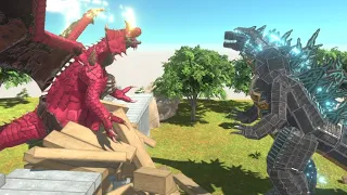 Destoroyah vs Godzilla and Kaiju in ARBS Animal Revolt Battle Simulator