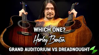 Top-of-the-line Harley Bentons: Dreadnought vs Grand Auditorium