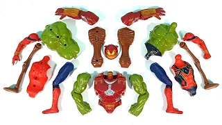 Merakit Mainan Hulk Buster , Hulk Smash, Siren Head, Spider-Man Avengers Superhero Toys