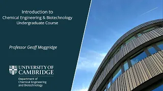 Chemical Engineering & Biotechnology  Undergraduate Course Intro [2024]