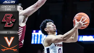 Boston College vs. Virginia Condensed Game | 2021-22 ACC Men’s Basketball