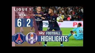 Paris Saint Germain vs Toulouse 6-2 All Goals & Highlights - Ligue 1 21/08/2017