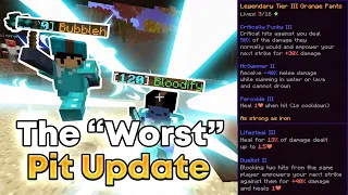 The "Worst" Hypixel Pit Update