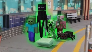 Monster School in Real Life: First Day - Minecraft Animation