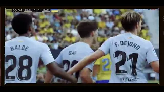 Frenkie de Jong goal vs Cadiz