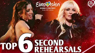 Eurovision 2024 - Big 5 & Sweden - My Top 6 (Second Rehearsals)
