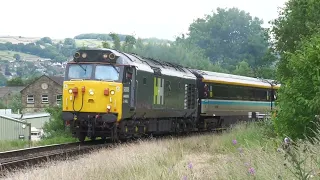 50008 leaving Keighley 25th June 2023