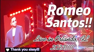 Romeo Santos LIVE in Orlando FL!!! Amway Arena Downtown, FL 2023!!!!
