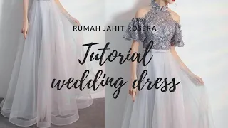 Cara Membuat gaun pengantin termudah