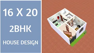 16 x 20 Small House Plan ll 320 Sqft Ghar Ka Naksha ll 16 x 20 House Design