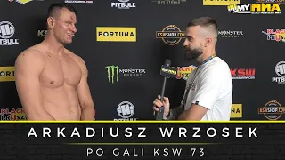 Arkadiusz Wrzosek po wygranej walce z Tomaszem Sararą na gali KSW 73 | Czy dojdzie do rewanżu?