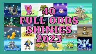 2023 Shiny Pokemon Compilation!!!! Full Odds LIVE!