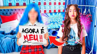 A MENINA QUE NÃO GOSTA DA BELINHA INVADIU O QUARTO DELA E O TRANSFORMOU NO QUARTO DA ZARA