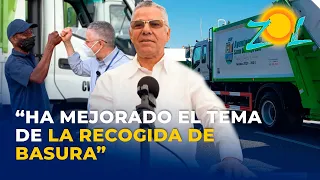 Manuel Jiménez: “Ha mejorado considerablemente el tema de la recogida de basura"