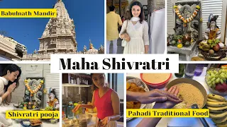 Maha Shivratri Vlog || Babulnath Mandir || Himachal traditional food (pakain) || Garima Verma ||