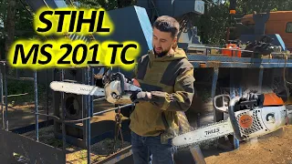 Обзор бензопилы STIHL MS201TS