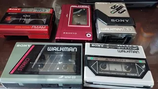 WALKMAN Sanyo M 5550, Sony WM-F-15, Sony WM-F55, Sony WM-DD & Sony WM-22