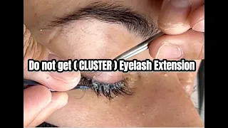 Satisfying (CLUSTER) eyelash removal