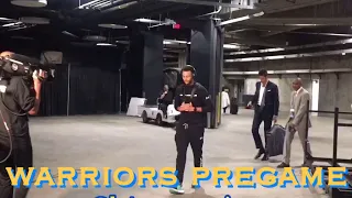 [HD] Steph Curry & Draymond arena entranced + Smailagic pregame before Warriors (1-2 pre) at Lakers