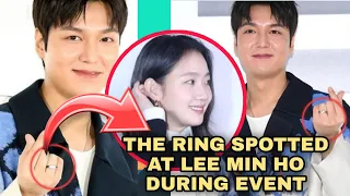 OMG!! Netizens are now WONDERING why LEE MIN HO wear this Ring? #leeminho #kimgoeun #mineun