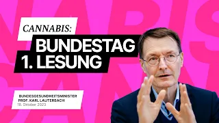 Bundesgesundheitsminister Prof. Karl Lauterbach zur 1. Lesung Cannabis-Gesetz