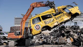 Turning Tons of Cars into Scrap Metal. The Largest Graveyard of Old Cars in Korea