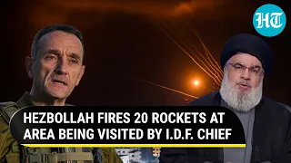 Hezbollah's 20-Rocket Attack On Area Being Toured By Israel Army Boss; Halevi's 'Heavy Price' Threat