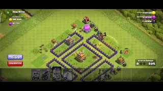 35 Hog Riders VS  Town Hall 7 MAX Base  Easy Trick to get 3 Star. RJ CLASH