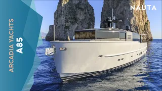 Arcadia Yachts - A85 | full yacht POV Tour esterni e cabine