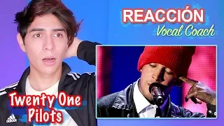 Reacción a la Voz Real de Tyler Joseph Twenty One Pilots - Vocal Coach Reacciona | Vargott