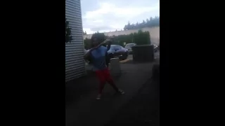 Girl trys to fight mom