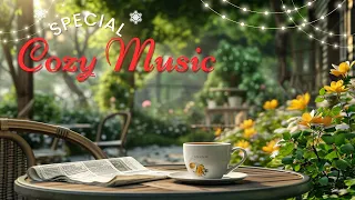 cozy music coffee  butterfly relaxing