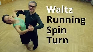 Waltz Basic Routine with Running Spin Turn | Dance Lesson