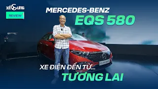 Mercedes-Benz EQS 580: màn hình 56 inch. Chạy được 692 km/ lần sạc. 516 mã lực, 848 Nm, giá 5,959 tỷ