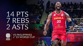 Bruno Fernando 14 pts 7 rebs 2 asts vs Philippines World Cup 2023