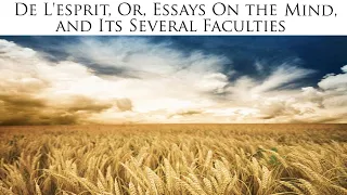 [2/4]  De L' Esprit Or Essays on the Mind and its Several Faculties - C. A. Helvetius