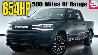 2025 Ram 1500 REV Electric Truck Revealed With 654HP and 500 Miles Of Range