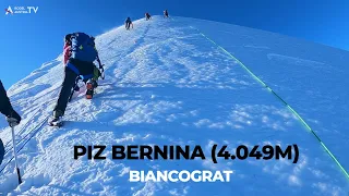 Piz Bernina (4.049m) über Biancograt