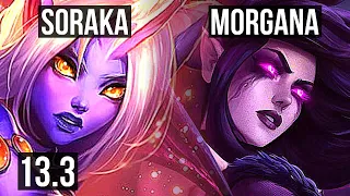 SORAKA & Caitlyn vs MORGANA & Ezreal (SUP) | 1/0/10, 2.7M mastery, 400+ games | EUW Master | 13.3