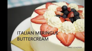 Italian Meringue Buttercream | Easy to make | Simple recipe