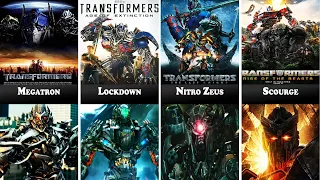 All Villains Evolution From Transformers Movies (2007-2024)