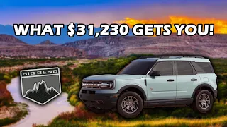2024 FORD BRONCO SPORT BIG BEND - All Standard and Optional Equipment