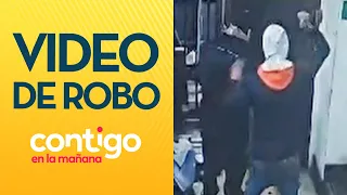 ¡GUARDIAS LO ATRAPARON! Ladrón intentó robar computadores de Codelco - Contigo en la Mañana